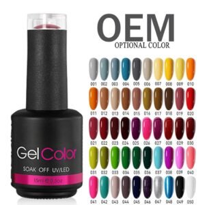 Brand Nail Color Gel Polish UV for Nail Art Customizable with OEM Logo Cat Eye Model Number