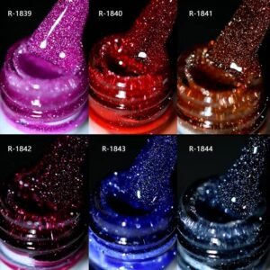 The Disco Reflects Light at Night. Diamonds Factory Crystal Nailpolish Private Lael